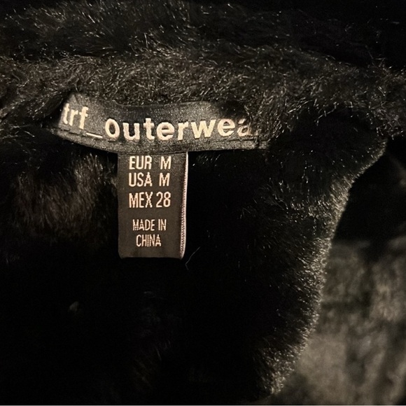 Faux Fur Leather Moto Jacket Zara Inspired - Picture 4 of 4